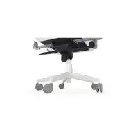 Scrim onyx white piele/textil suport lombar memory