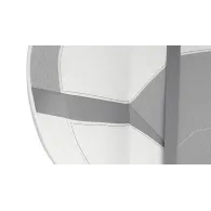 Scrim onyx white piele/textil suport lombar memory