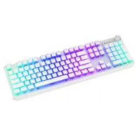 Thock wireless red onyx white pudding rgb bluetoot