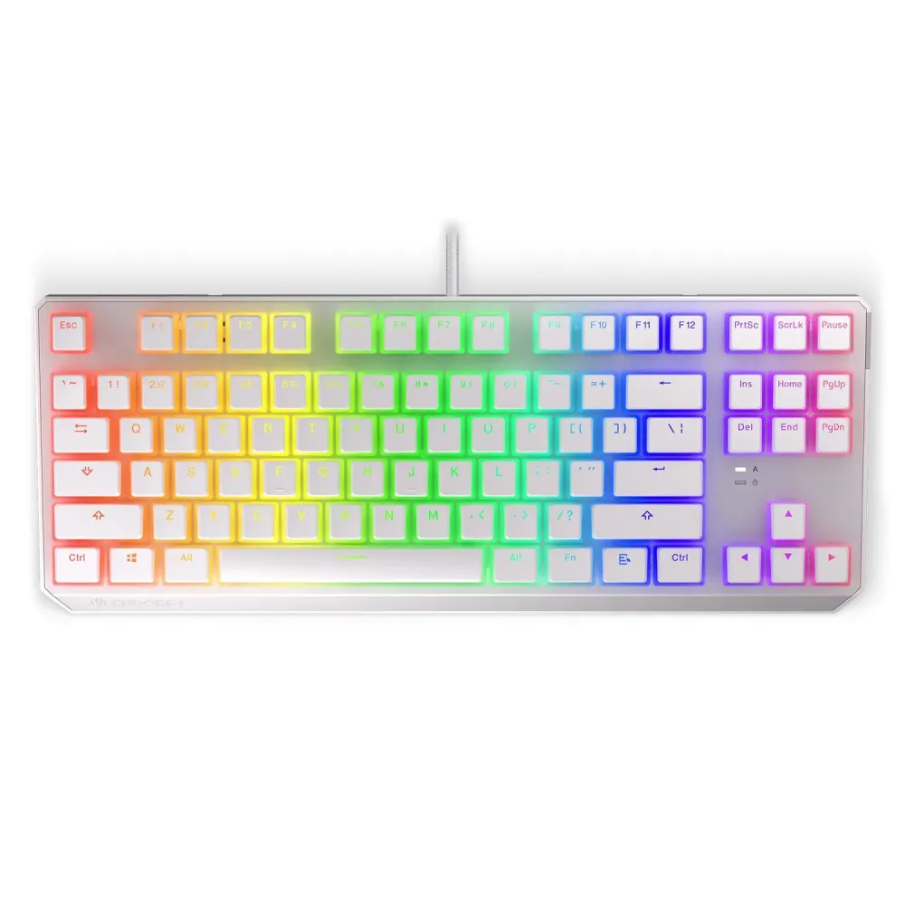 Thock tkl pudding onyx white red rgb usb switch ka