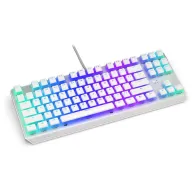Thock tkl pudding onyx white blue rgb usb switch k