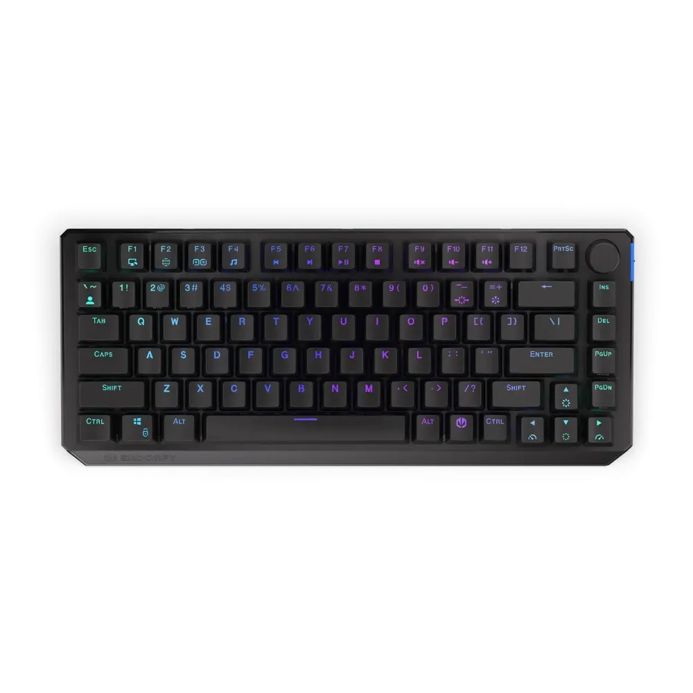 Thock 75% wireless red rgb bluetooth switch kailh