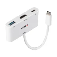 Lindy 43340 adaptor grafic USB 3840 x 2160 Pixel Alb