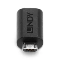 Lindy 41903 adaptor mufă cablu USB Type C USB Type Micro-B Negru