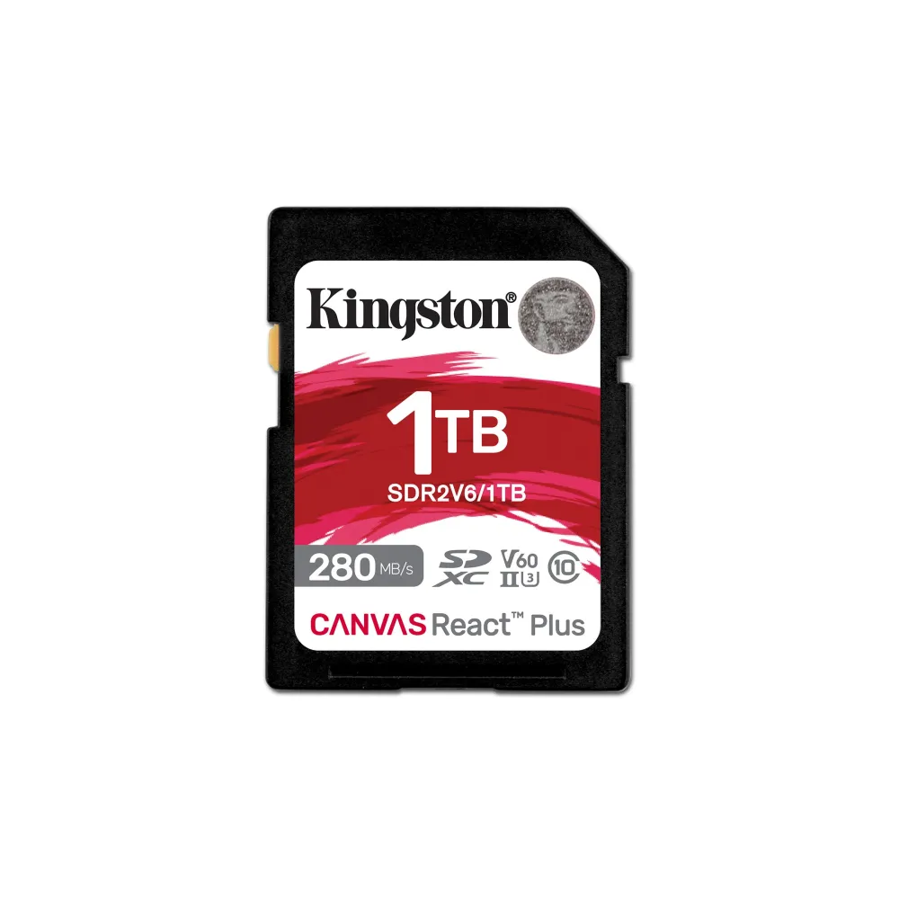 Kingston Technology Canvas React Plus 1 TB SDXC UHS-II Clasa 10