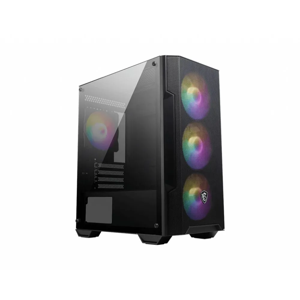 MSI MAG FORGE M100A carcase PC Micro Tower Negru, Transparente
