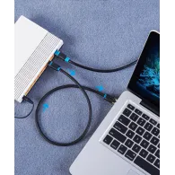 Vention IKABD cabluri de rețea Negru 0,5 m Cat8 S FTP (S-STP)