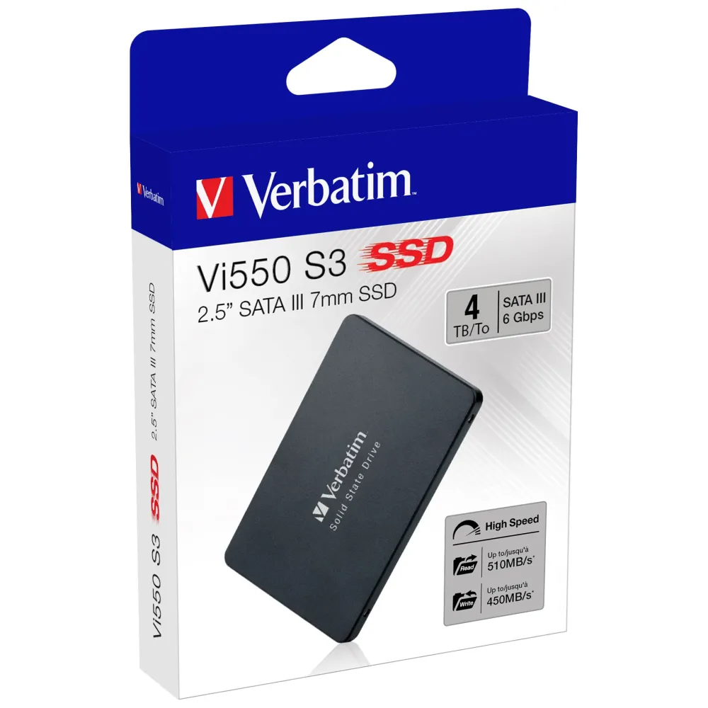Verbatim Vi550 S3 2.5" 4 TB ATA III Serial 3D NAND