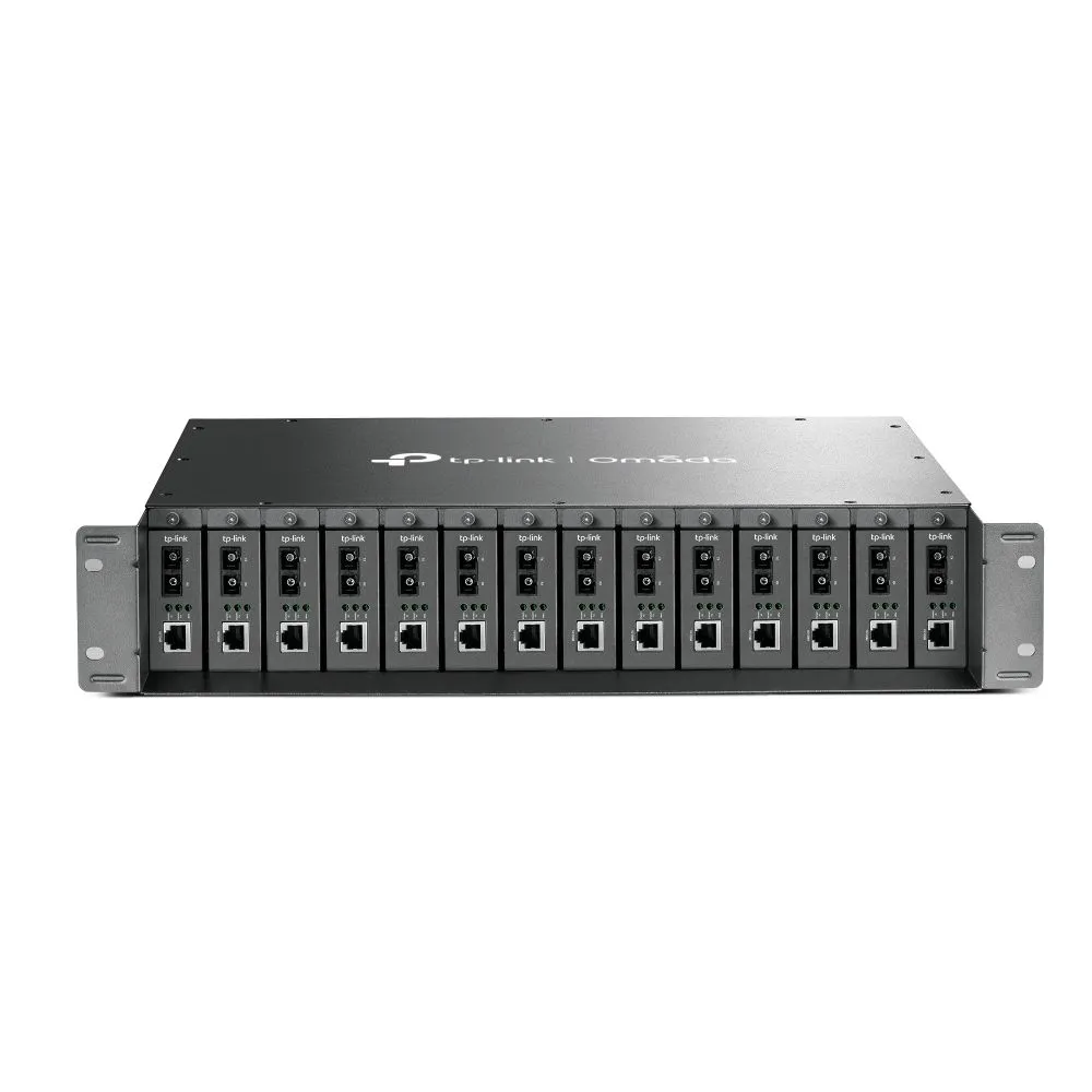 TP-Link Omada MC1400 carcase pentru echipamente de rețea 2U Negru