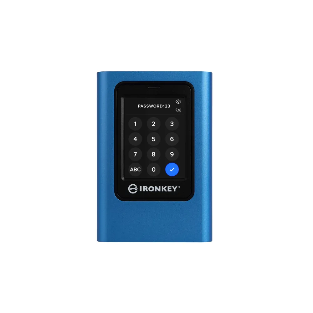 Kingston Technology IronKey Vault Privacy 80 7,68 TB Albastru