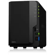 Nas synology tower hdd x 2 capacitate maxima 32 tb memorie ram 2 gb rj-45 (gigabit) porturi usb 2.0 | usb 3.0 x 2 ds218 (include