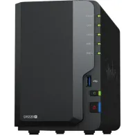 Nas synology tower hdd x 2 capacitate maxima 108 tb memorie ram 2 gb rj-45 (gigabit) x 2 porturi usb 3.0 x 2 ds220+ (include tv 
