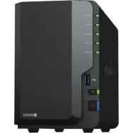 Nas synology tower hdd x 2 capacitate maxima 108 tb memorie ram 2 gb rj-45 (gigabit) x 2 porturi usb 3.0 x 2 ds220+ (include tv 