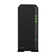 Nas synology tower hdd x 1 capacitate maxima 16 tb memorie ram 1 gb rj-45 (gigabit) porturi usb 3.0 x 2 ds118 (include tv 0.8lei