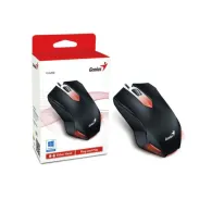 Mouse genius x-g200 gaming cu fir usb optic 1000 dpi butoane/scroll 3/1  negru 31040034100 (include tv 0.18lei) Genius - 1