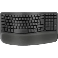 Logitech Wave Keys tastaturi RF Wireless + Bluetooth QWERTY US Internațional Grafit