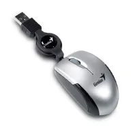 Mouse genius micro traveler v2 pc sau nb cu fir usb optic 1200 dpi butoane/scroll 3/1  gri 31010125102 (include tv 0.18lei) Geni
