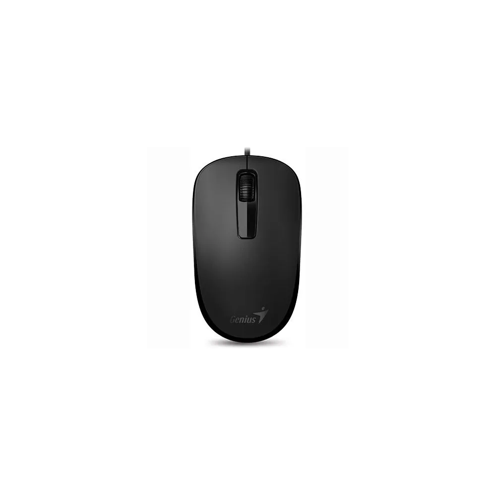 Mouse genius dx-125 pc sau nb cu fir usb optic 1000 dpi butoane/scroll 3/1  negru 31010106100 (include tv 0.18lei) Genius - 1