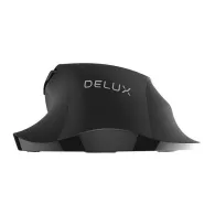 Mouse delux pc sau nb wireless 2.4ghz optic 1600 dpi butoane/scroll 6/1  negru m517gx (include tv 0.18lei) Delux - 1