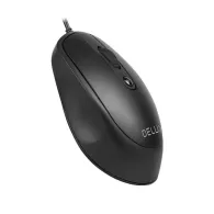 Mouse delux pc sau nb cu fir usb optic 3200 dpi butoane/scroll 4/1  negru m366bu-bk (include tv 0.18lei) Delux - 1