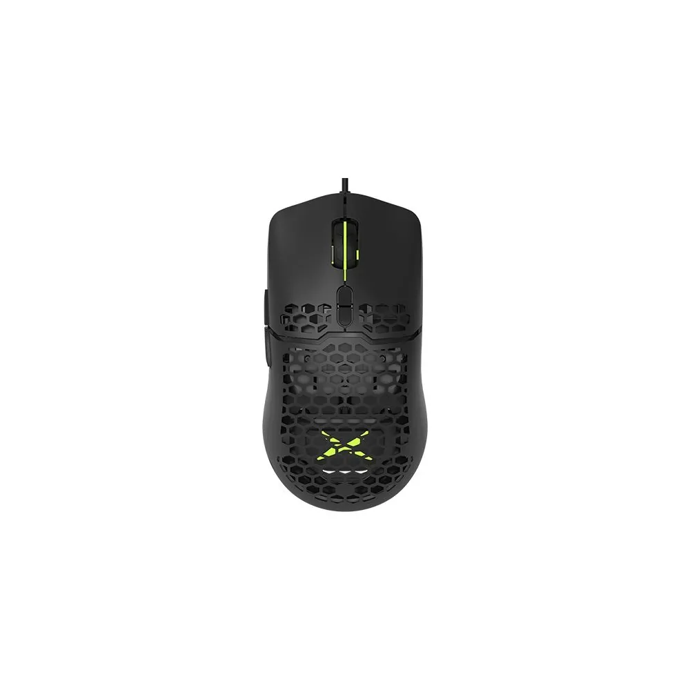 Mouse delux gaming cu fir usb optic 7200 dpi butoane/scroll 7/1 cablu braided negru m700a-bk (include tv 0.18lei) Delux - 1