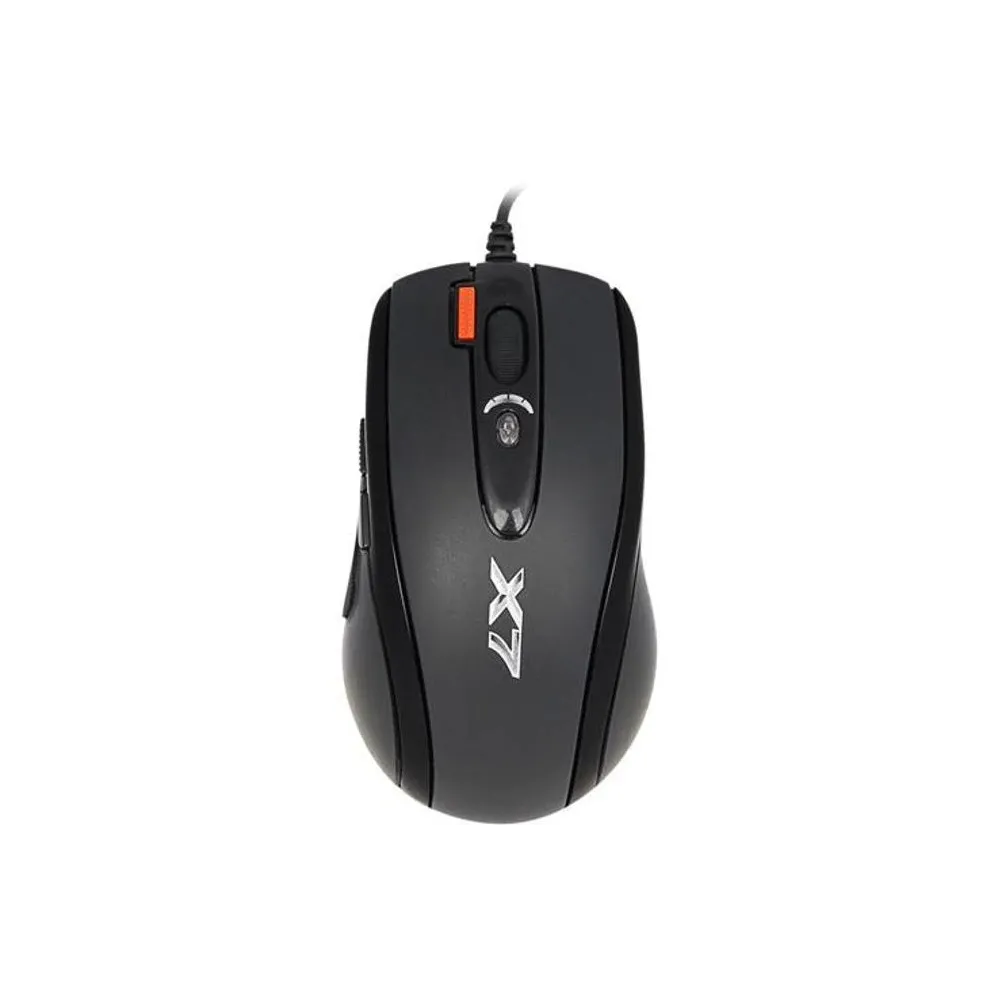 Mouse a4tech gaming cu fir usb optic 2000 dpi butoane/scroll 6/1 buton selectare viteza negru x-710bk (include tv 0.18lei) A4tec