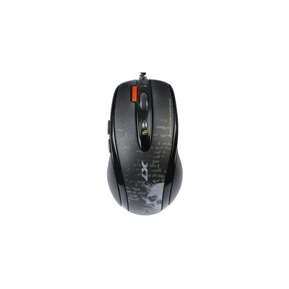 Mouse a4tech gaming cu fir usb laser 3000 dpi butoane/scroll 4/1 buton selectare viteza negru f5-bk (include tv 0.18lei) A4tech 