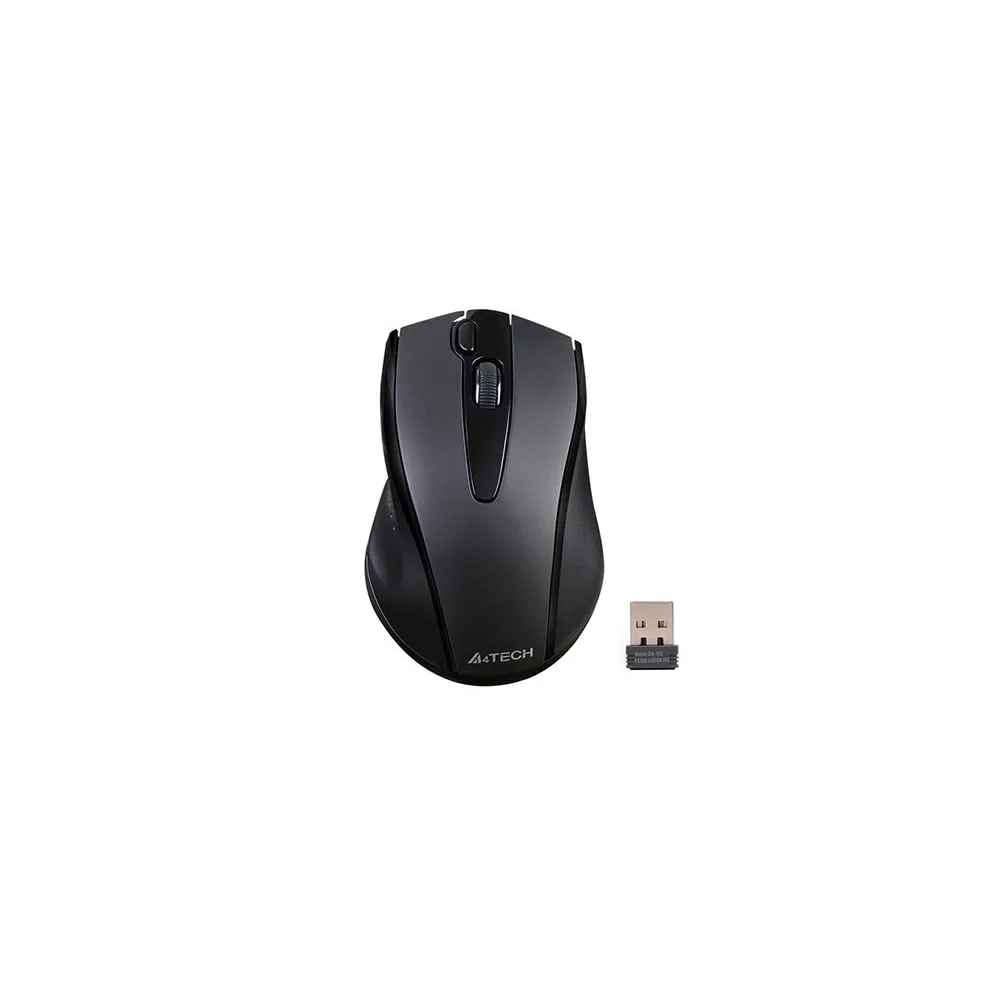 Mouse a4tech pc sau nb wireless 2.4ghz optic 1000 dpi butoane/scroll 3/1 silent click negru g9-500fs-bk (include tv 0.18lei) A4t