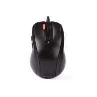 Mouse a4tech pc sau nb cu fir usb optic 1600 dpi butoane/scroll 7/1 buton selectare viteza negru n-70fx-bk (include tv 0.18lei) 