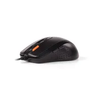 Mouse a4tech pc sau nb cu fir usb optic 1600 dpi butoane/scroll 7/1 buton selectare viteza negru n-70fx-bk (include tv 0.18lei) 