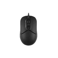 Mouse a4tech pc sau nb cu fir usb optic 1600 dpi butoane/scroll 3/1  alb fm12 black (include tv 0.18lei) A4tech - 1