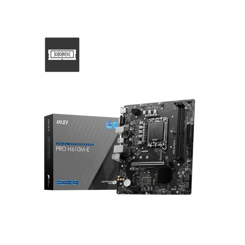 MSI PRO H610M-E plăci de bază Intel H610 LGA 1700 micro-ATX