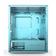 Carcasa pro gaming myrmidon argb mini tower verde tempered glass