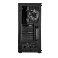 Carcasa pro gaming gladius mini tower argb negru tempered glass