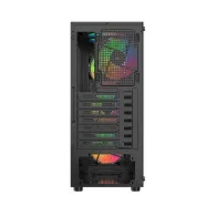 Carcasa pro gaming dune mid tower argb negru tempered glass