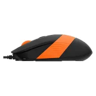 Mouse a4tech fm10 pc sau nb cu fir usb optic 1600 dpi butoane/scroll 4/1  negru / portocaliu fm10 orange (include tv 0.18lei) A4