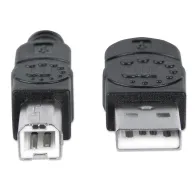 Manhattan USB A USB B 1m cabluri USB USB 2.0 Negru