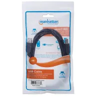 Manhattan USB A USB B 1m cabluri USB USB 2.0 Negru