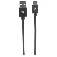 Manhattan 353298 cabluri USB 1 m USB 2.0 USB C USB A Negru