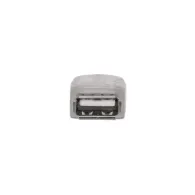 Manhattan 340496 cabluri USB 3 m USB 2.0 USB A Argint