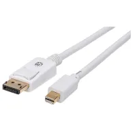 Manhattan 324748 cablu DisplayPort 2 m Mini DisplayPort Alb