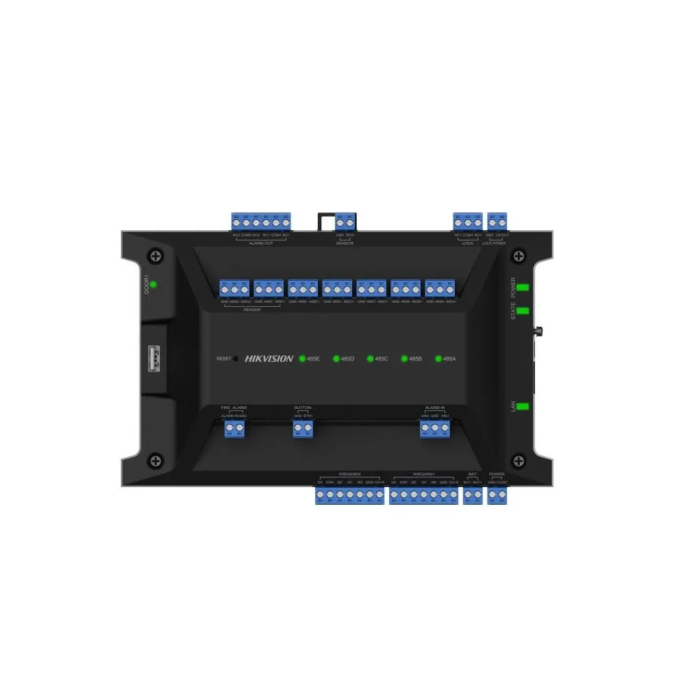 Centrala control acces hikvision ds-k2701x(p) 10/100/1000 mbps interfete: 1x network