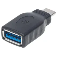 Manhattan 354646 adaptor mufă cablu USB C USB A Negru