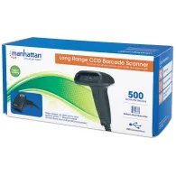 Manhattan 177672 cititoare de coduri de bare Cititor coduri de bare de mână 1D CCD Negru