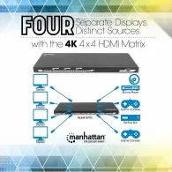 Manhattan 207751 distribuitoare video HDMI