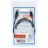 Manhattan 1m, USB 2.0 Micro-B USB C cabluri USB Micro-USB B Negru