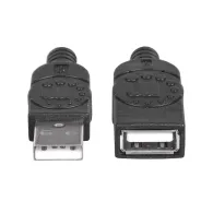 Manhattan 338653 cabluri USB 1,8 m USB 2.0 USB A Negru