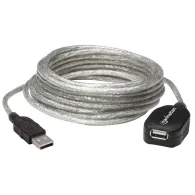 Manhattan 519779 cabluri USB 5 m USB 2.0 USB A Argint