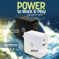 Manhattan 180214 încărcătoare pentru dispozitive mobile Netbook, Tabletă Negru AC De interior