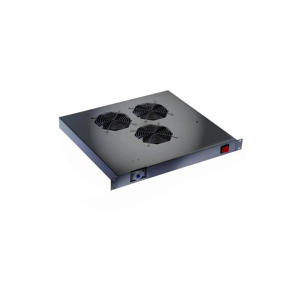 Techly I-CASE 19-FANBK accesorii pentru carcase Panou ventilator